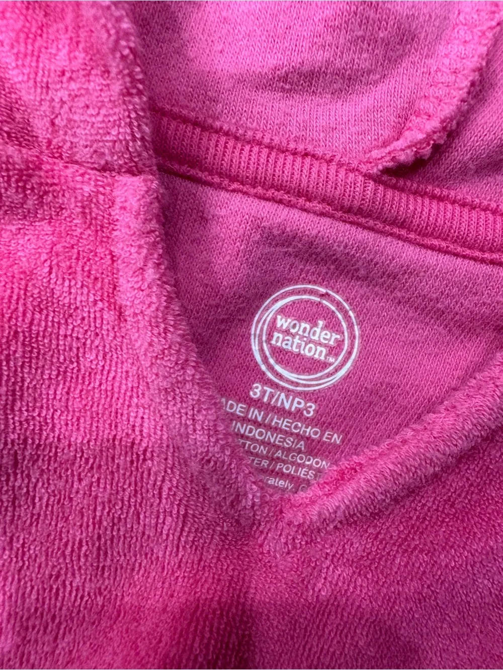 Cat & Jack Pink Hooded Terry Pullover